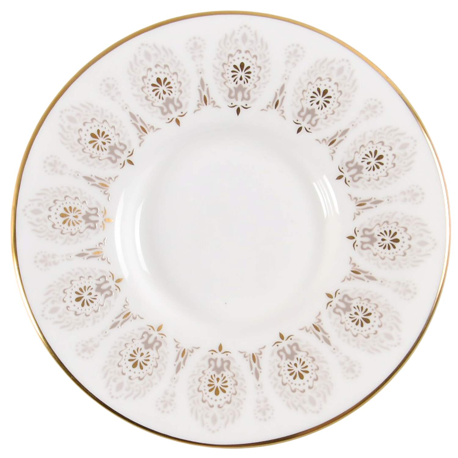 Medina Beige Saucer for Bond Shape Demitasse Cup by Wedgwood-1