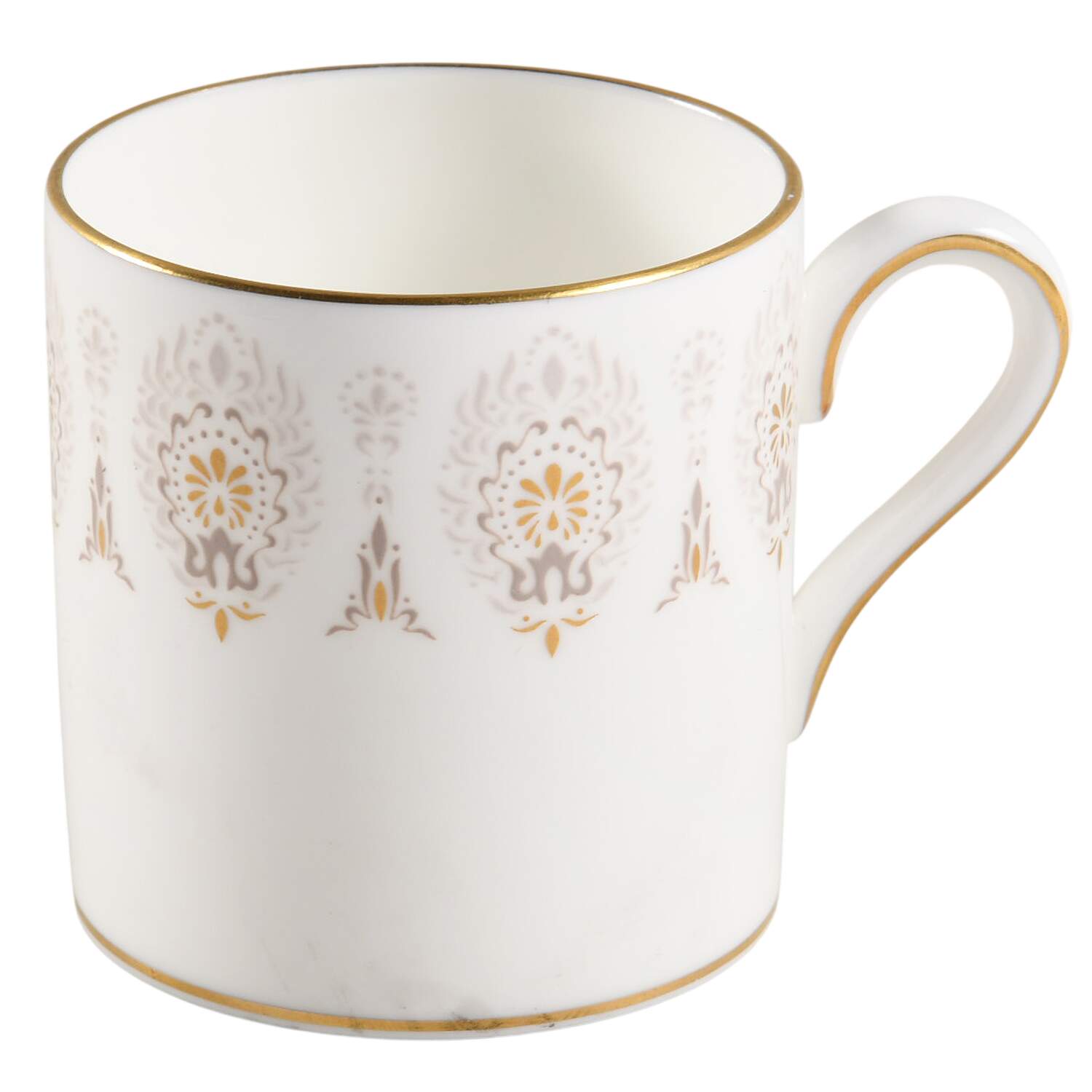 Medina Beige Bond Shape Demitasse Cup by Wedgwood-1