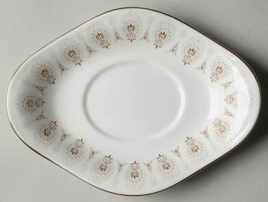 Medina Beige Underplate for Gravy Boat by Wedgwood-1