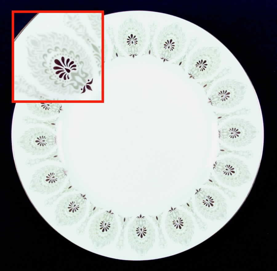 Medina Green Dinner Plate by Wedgwood-1