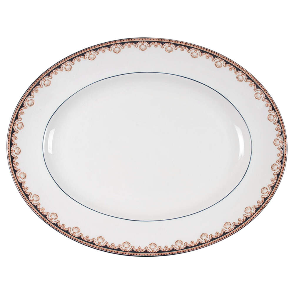 Medici 14" Oval Serving Platter by Wedgwood-1