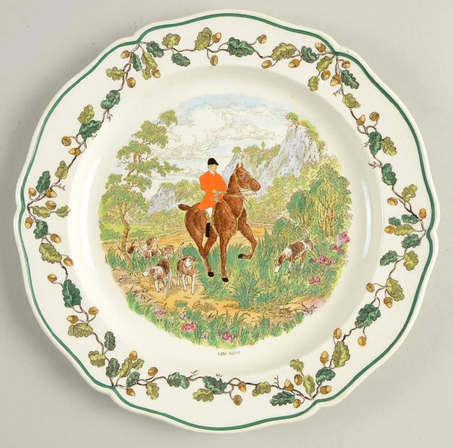 Meynell Hunt Salad Plate by Wedgwood-1