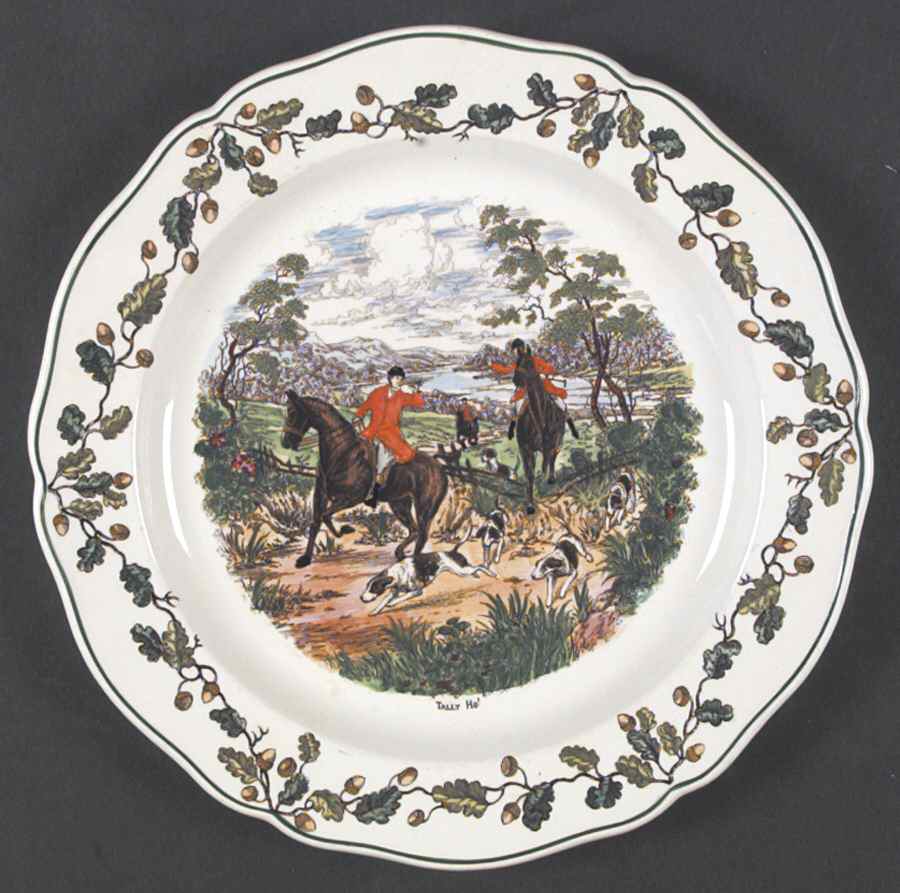 Meynell Hunt Dinner Plate by Wedgwood-1