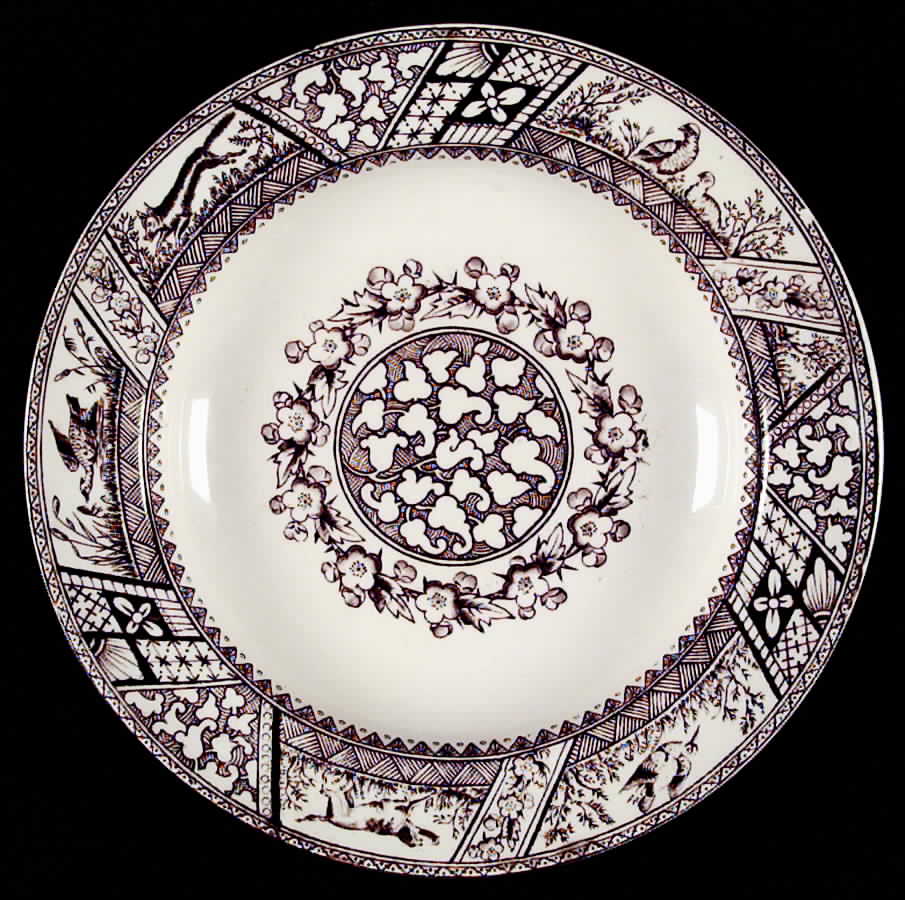 Melton Brown Rim Soup Bowl by Wedgwood-1
