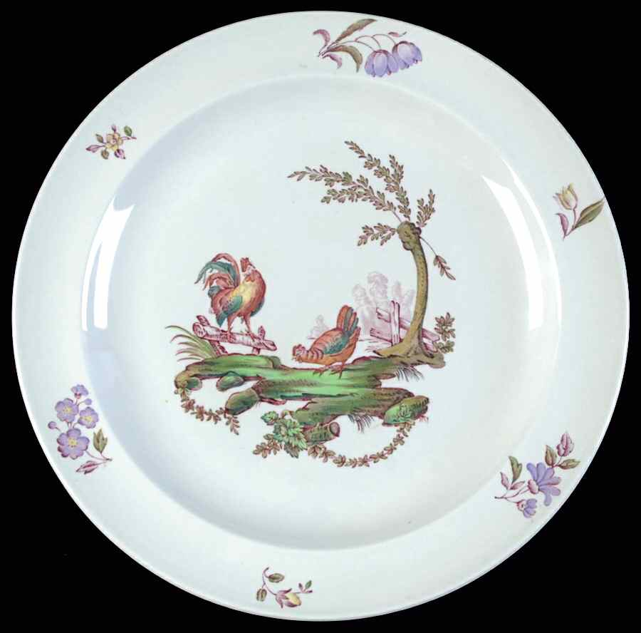 Mennecy Gray Luncheon Plate by Wedgwood-1