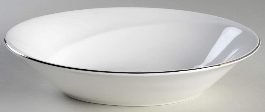 Mercury 10" Oval Vegetable Bowl by Wedgwood-1