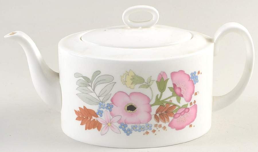 Meadow Sweet (Bone) Mini Teapot & Lid by Wedgwood-1