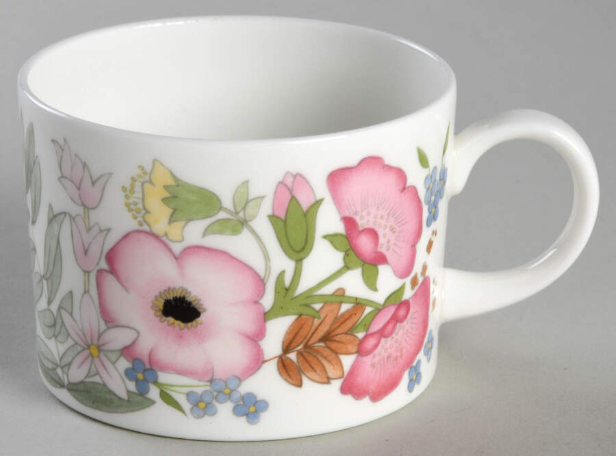 Meadow Sweet (Bone) Flat Cup by Wedgwood-1