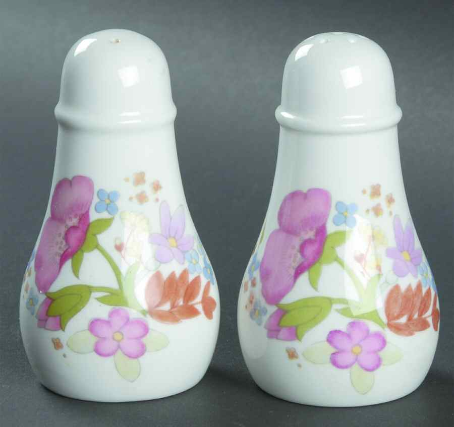 Meadow Sweet (Bone) Salt & Pepper Set by Wedgwood-1