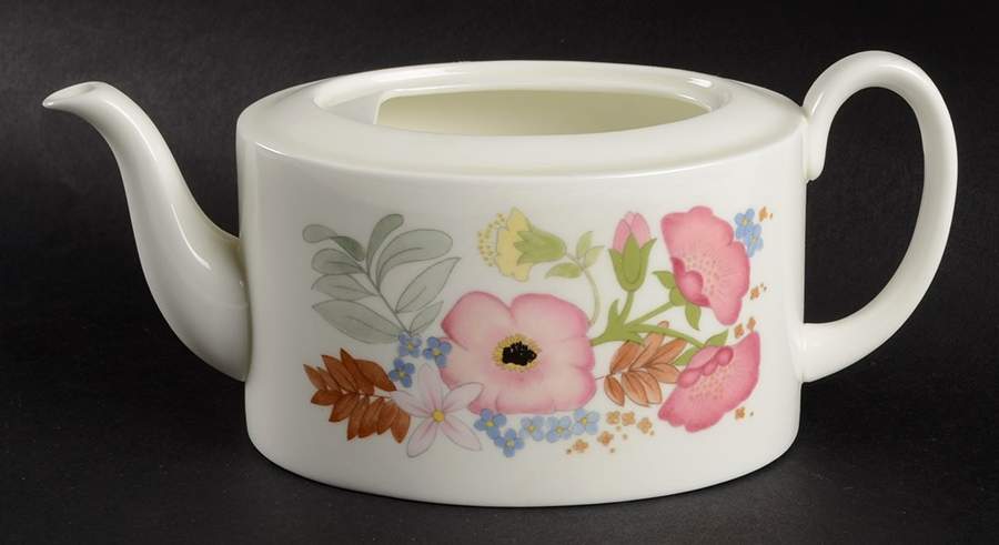 Meadow Sweet (Bone) Mini Teapot No Lid by Wedgwood-1