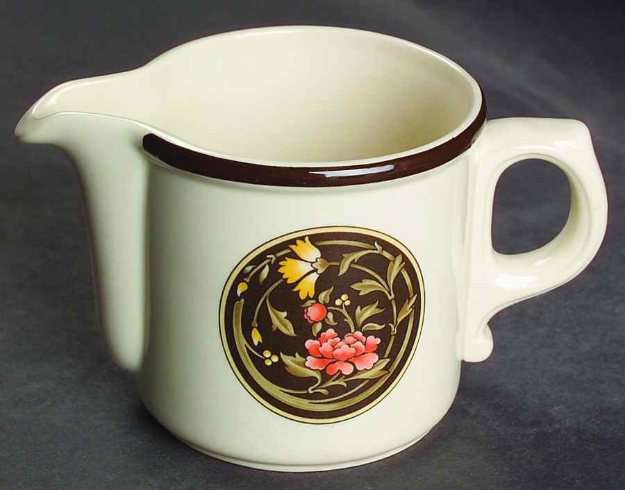 Mikado (Yellow & Coral Flowers) Creamer by Wedgwood-1