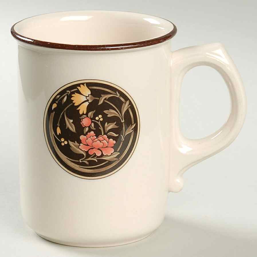 Mikado (Yellow & Coral Flowers) Mug by Wedgwood-1