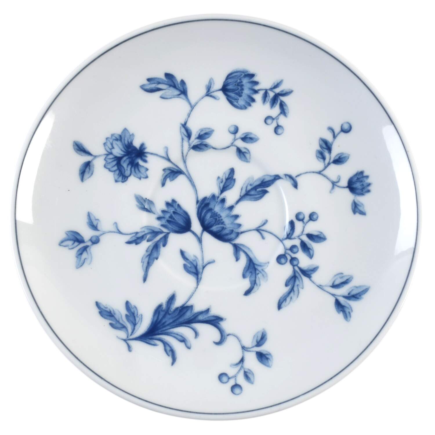 Mikado (Blue Flowers) Saucer by Wedgwood-1
