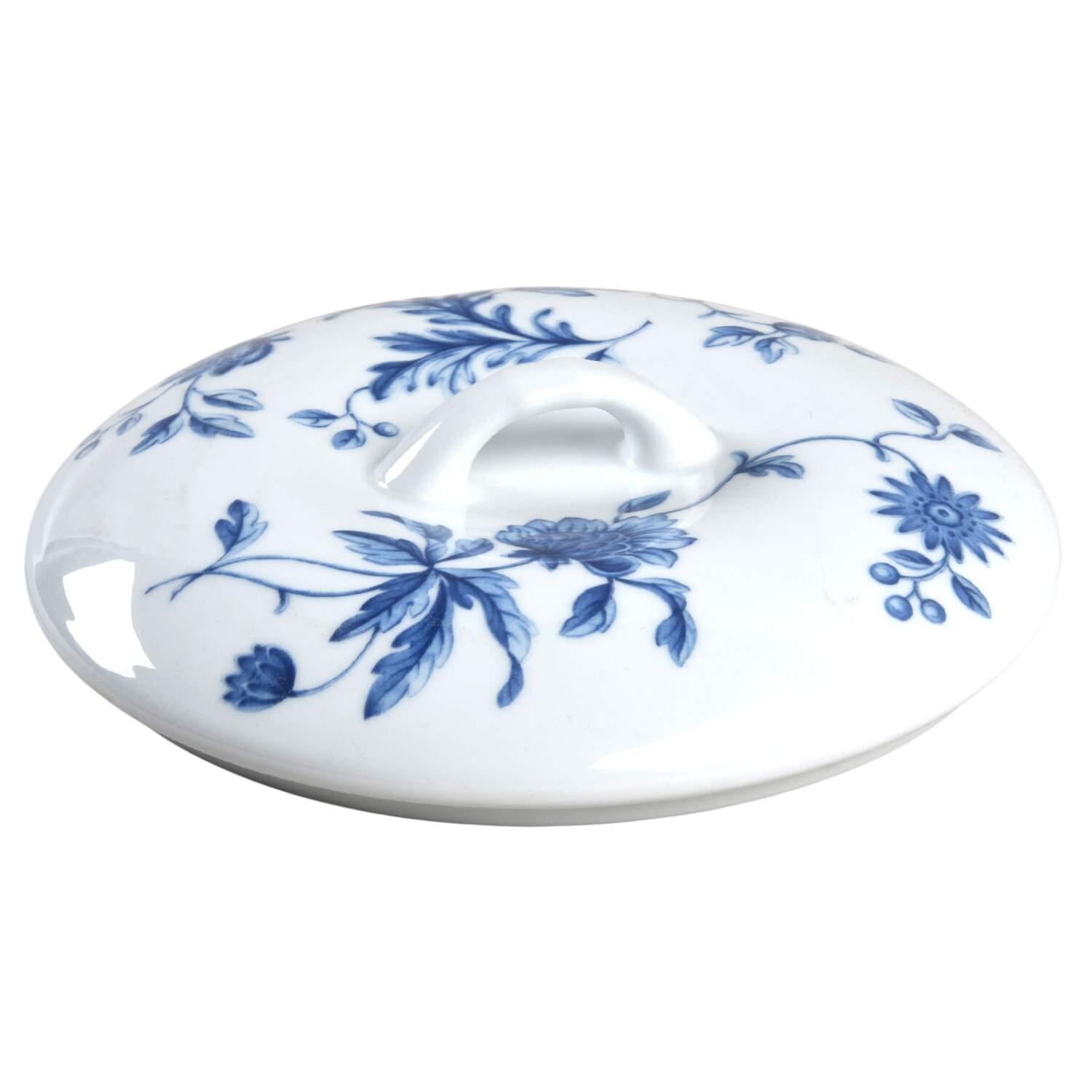Mikado (Blue Flowers) Lid for 2 Qt Round Covered Casserole by Wedgwood-1