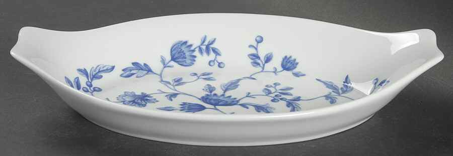 Mikado (Blue Flowers) 9" Augratin by Wedgwood-1