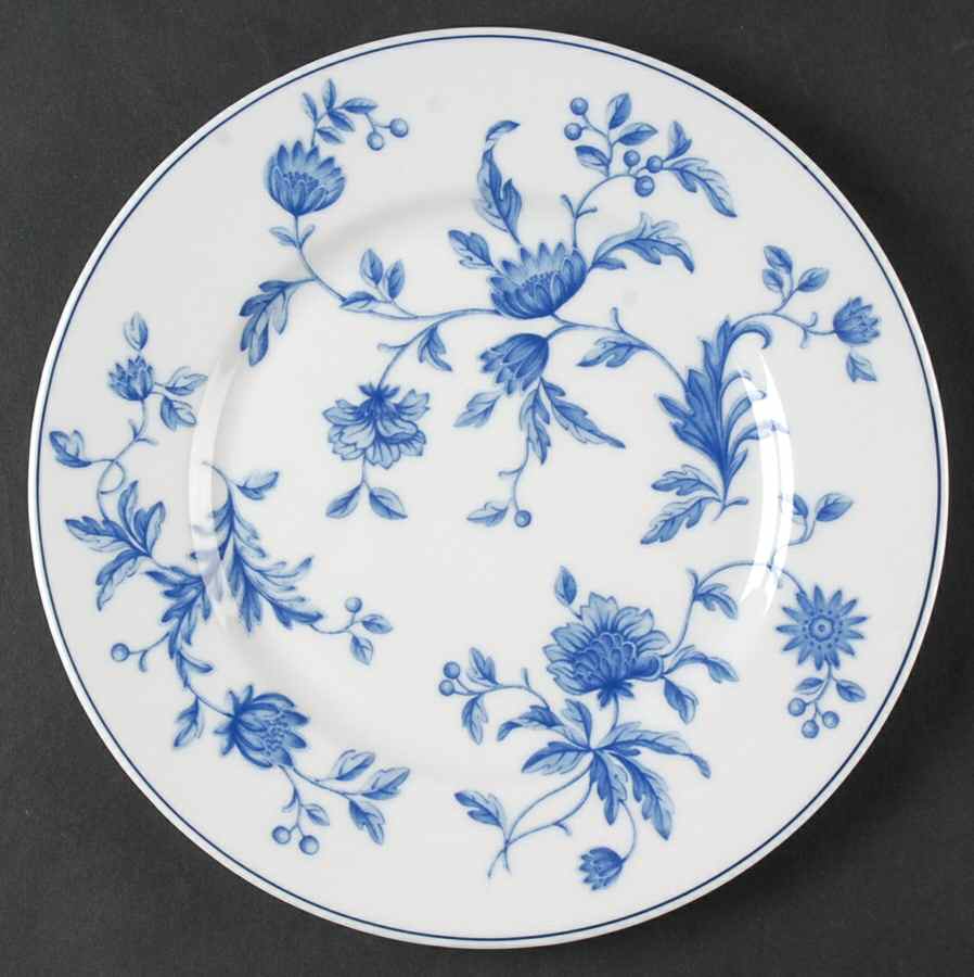 Mikado (Blue Flowers) Luncheon Plate by Wedgwood-1