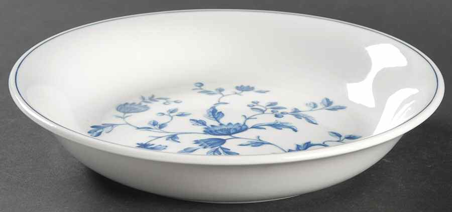Mikado (Blue Flowers) Coupe Soup Bowl by Wedgwood-1