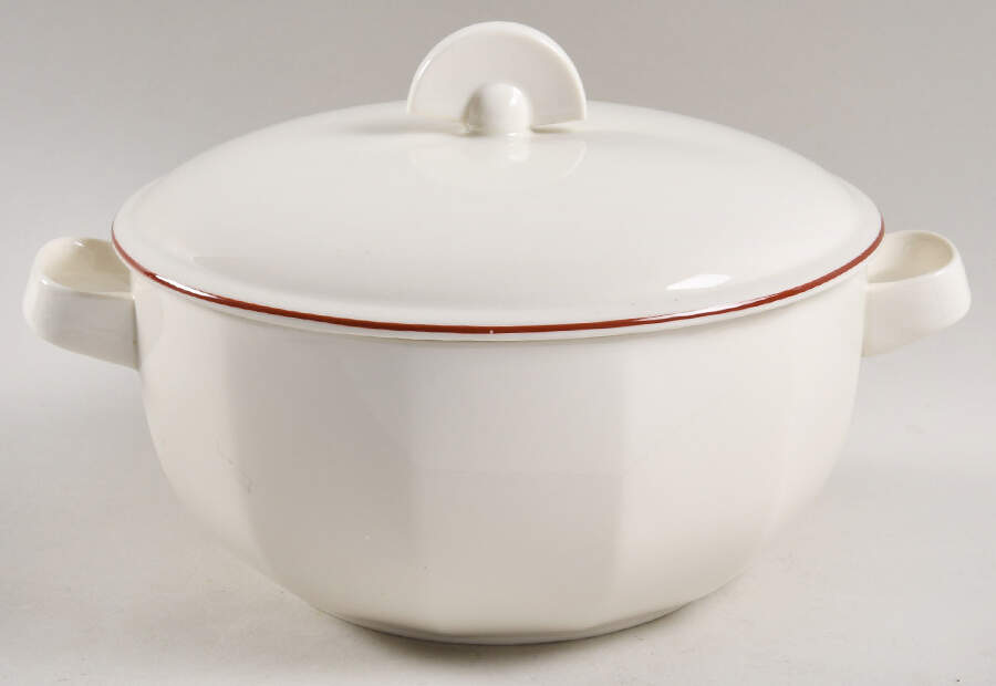 Milford (Octagonal, Earthenware) Round Covered Vegetable by Wedgwood-1