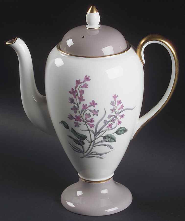 Milford (Bone China) Coffee Pot & Lid by Wedgwood-1