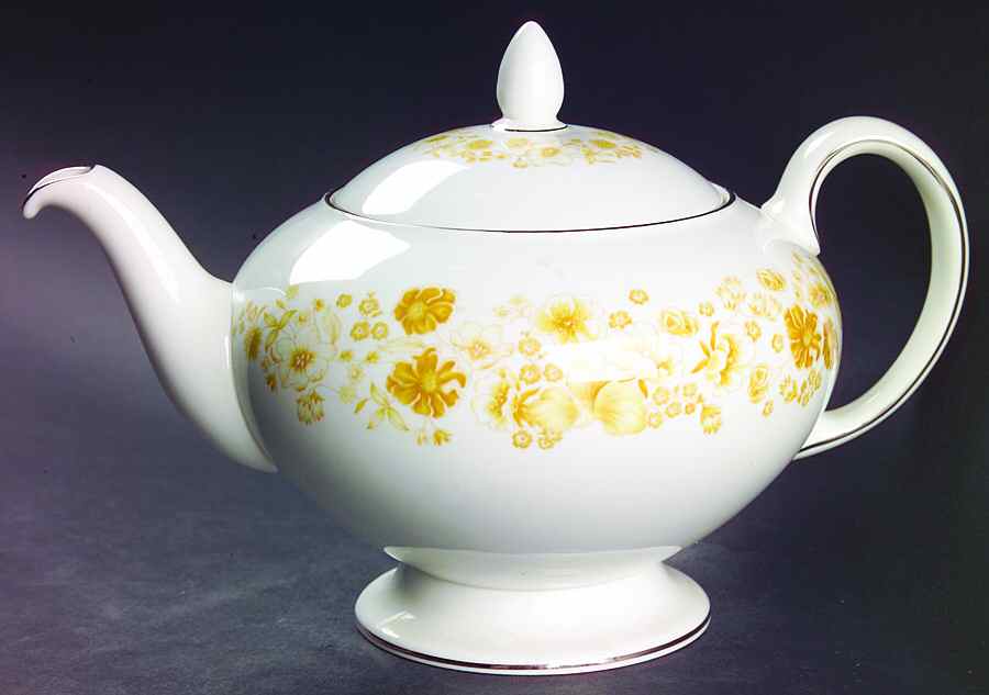 Mimosa Teapot & Lid by Wedgwood-1