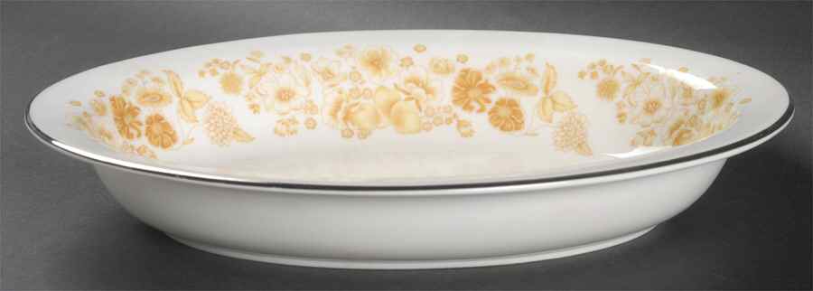 Mimosa 10" Oval Vegetable Bowl by Wedgwood-1