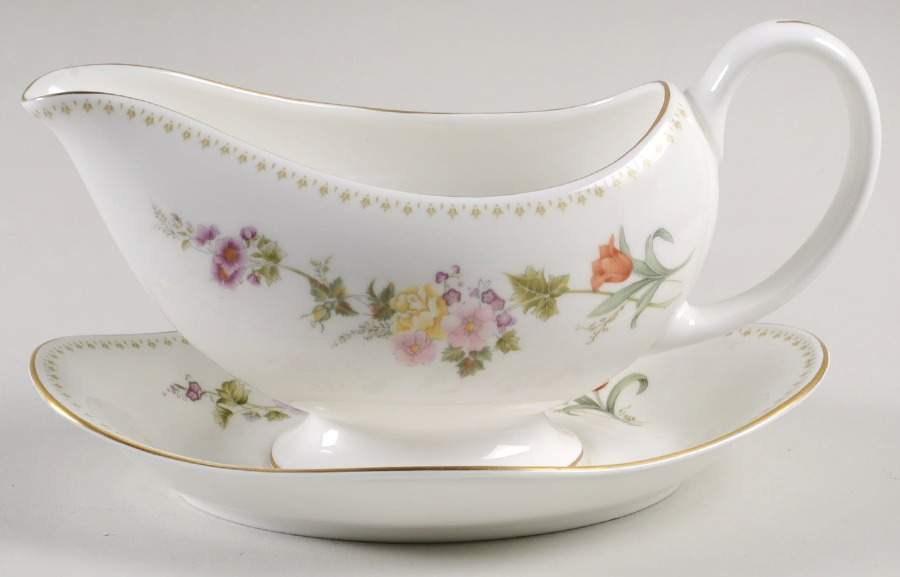 Mirabelle Gravy Boat & Underplate by Wedgwood-1