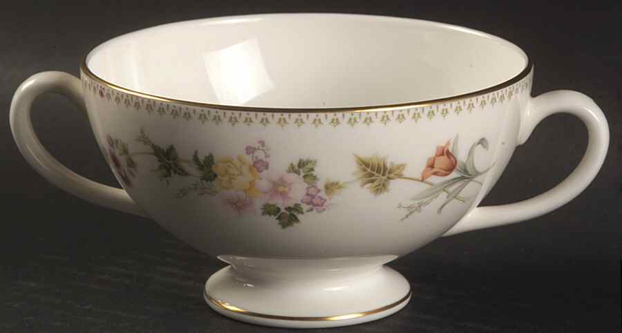 Mirabelle Footed Cream Soup Bowl by Wedgwood-1