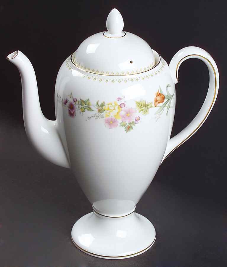 Mirabelle Coffee Pot & Lid by Wedgwood-1