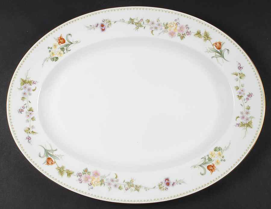 Mirabelle 17" Oval Serving Platter by Wedgwood-1