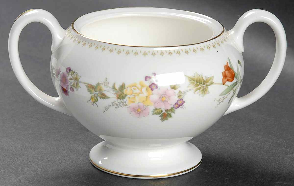 Mirabelle Leigh Shape Sugar Bowl No Lid by Wedgwood-1