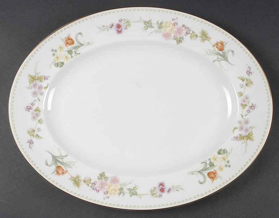 Mirabelle 14" Oval Serving Platter by Wedgwood-1