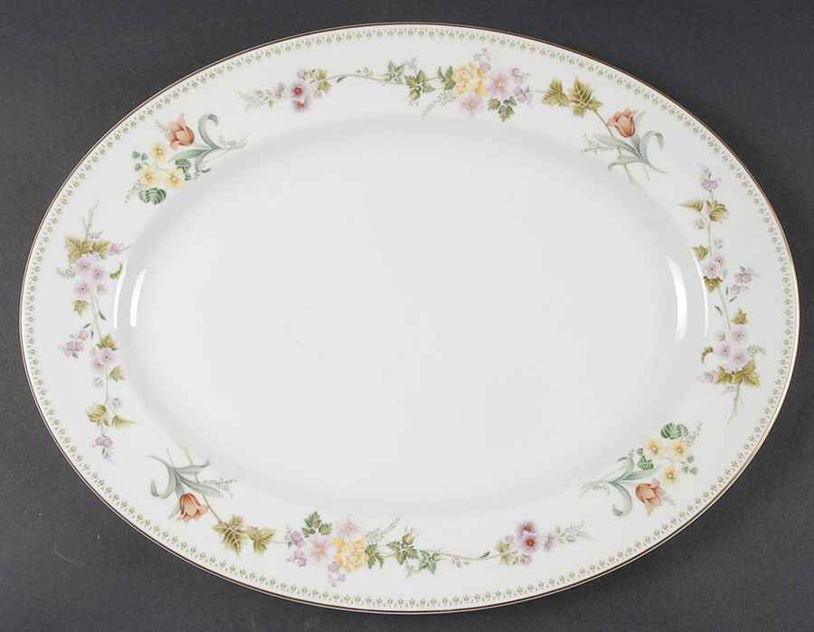 Mirabelle 15" Oval Serving Platter by Wedgwood-1