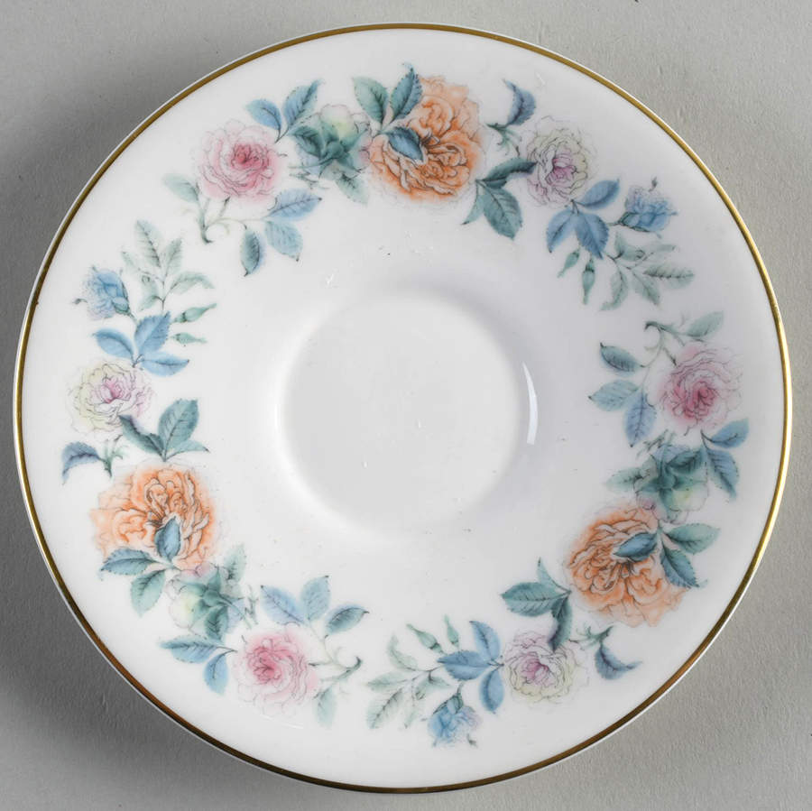 Mist Rose Saucer for Demitasse Cup by Wedgwood-1