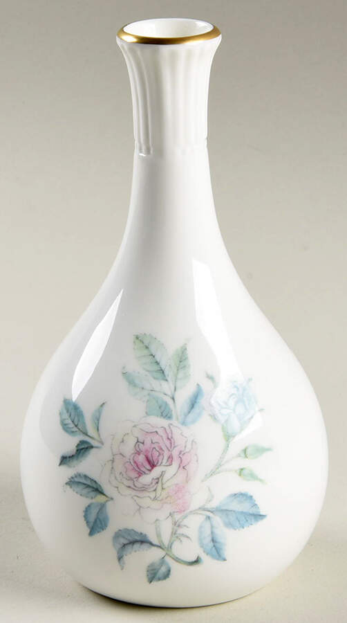 Mist Rose Bud Vase by Wedgwood-1