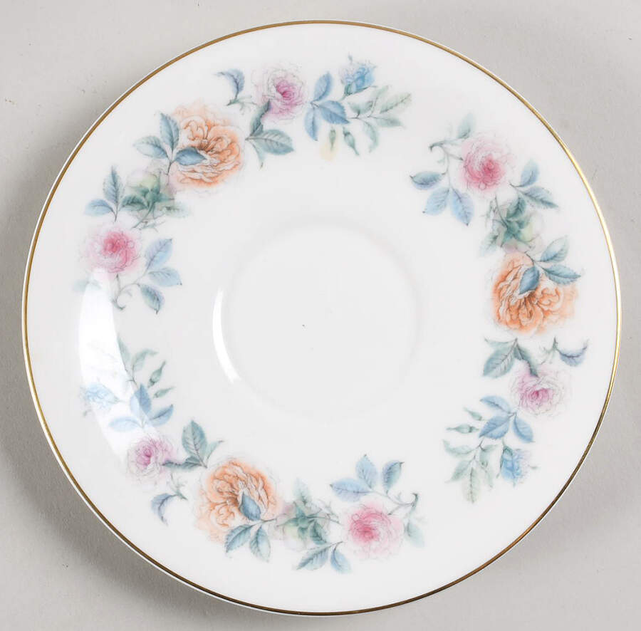 Mist Rose Saucer for Cream Soup Bowl by Wedgwood-1