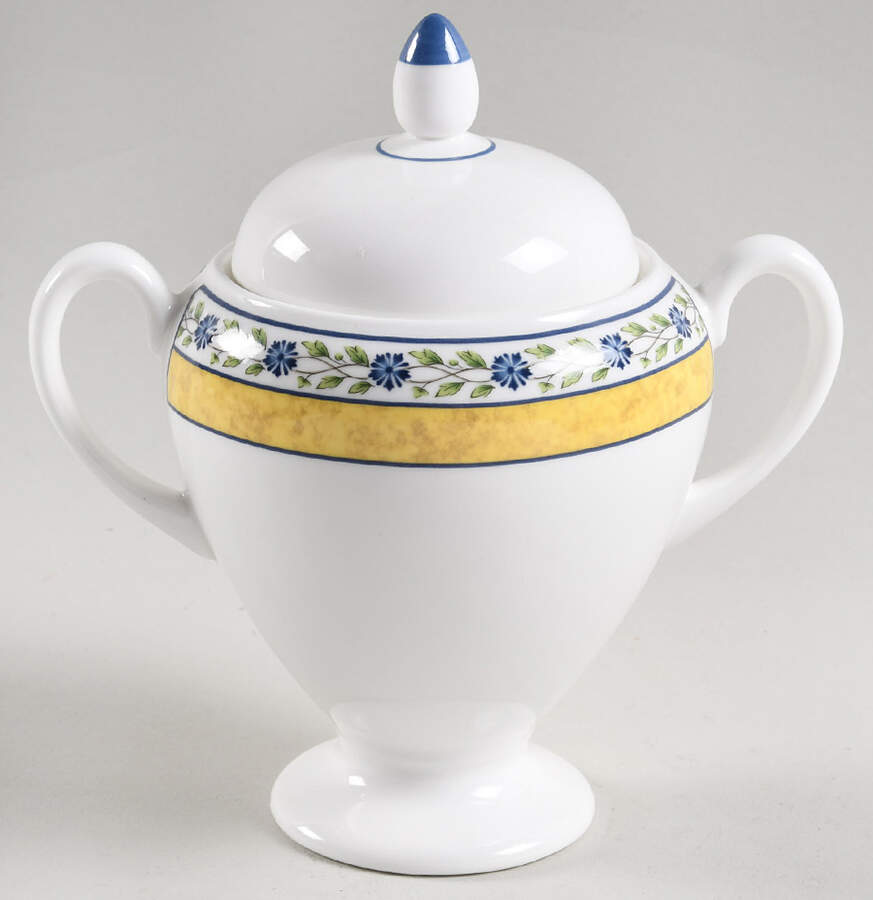 Mistral Globe Shape Sugar Bowl & Lid by Wedgwood-1