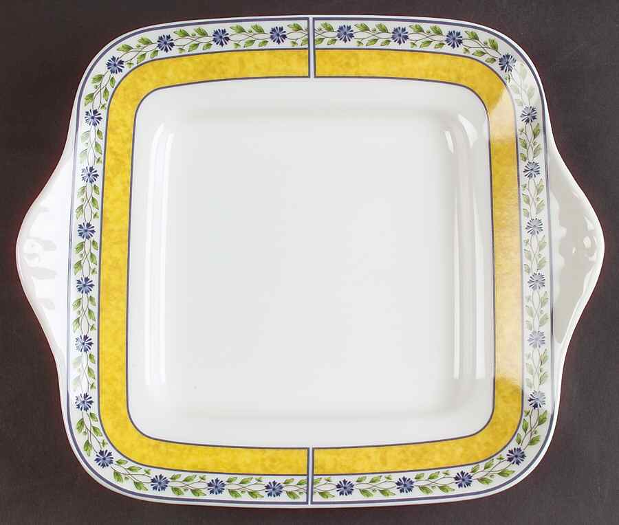 Mistral Square Handled Cake Plate by Wedgwood-1