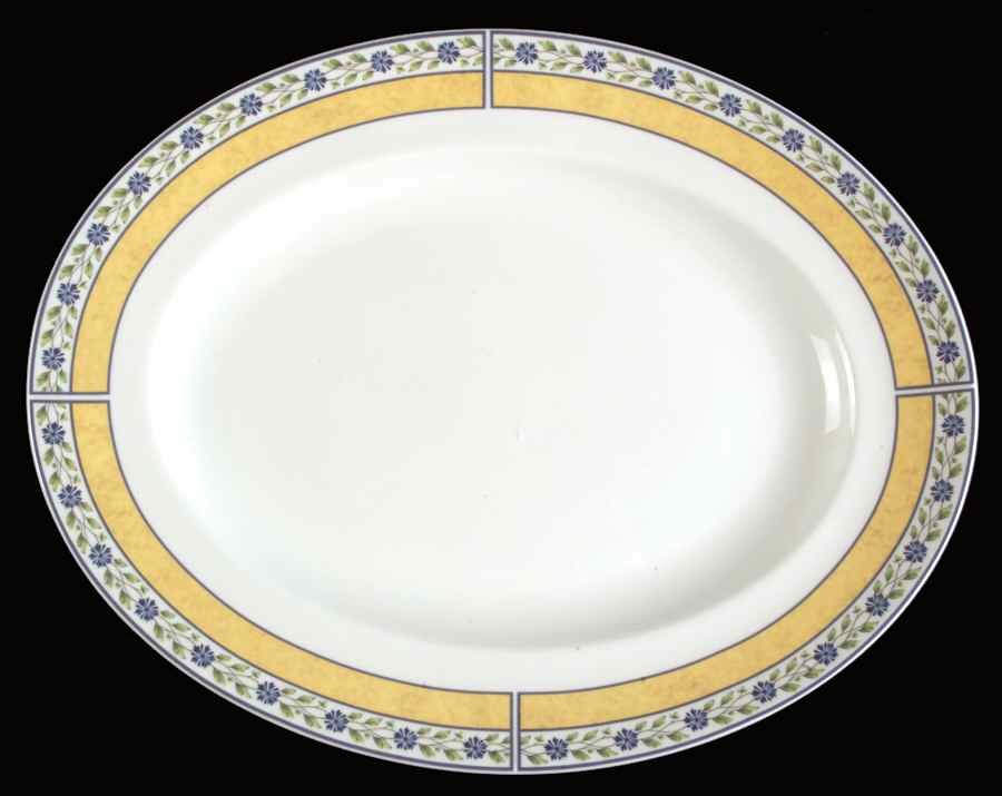Mistral 14" Oval Serving Platter by Wedgwood-1