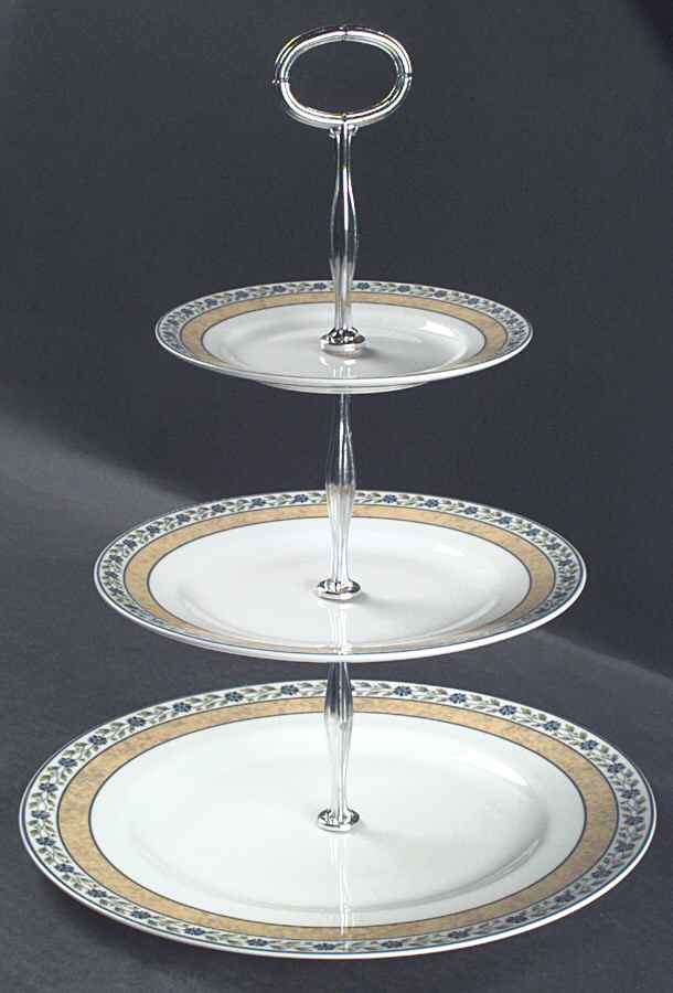 Mistral 13 7/8"-14 1/4" 3-Tiered Serving Tray(DP,SP,BB) HC by Wedgwood-1