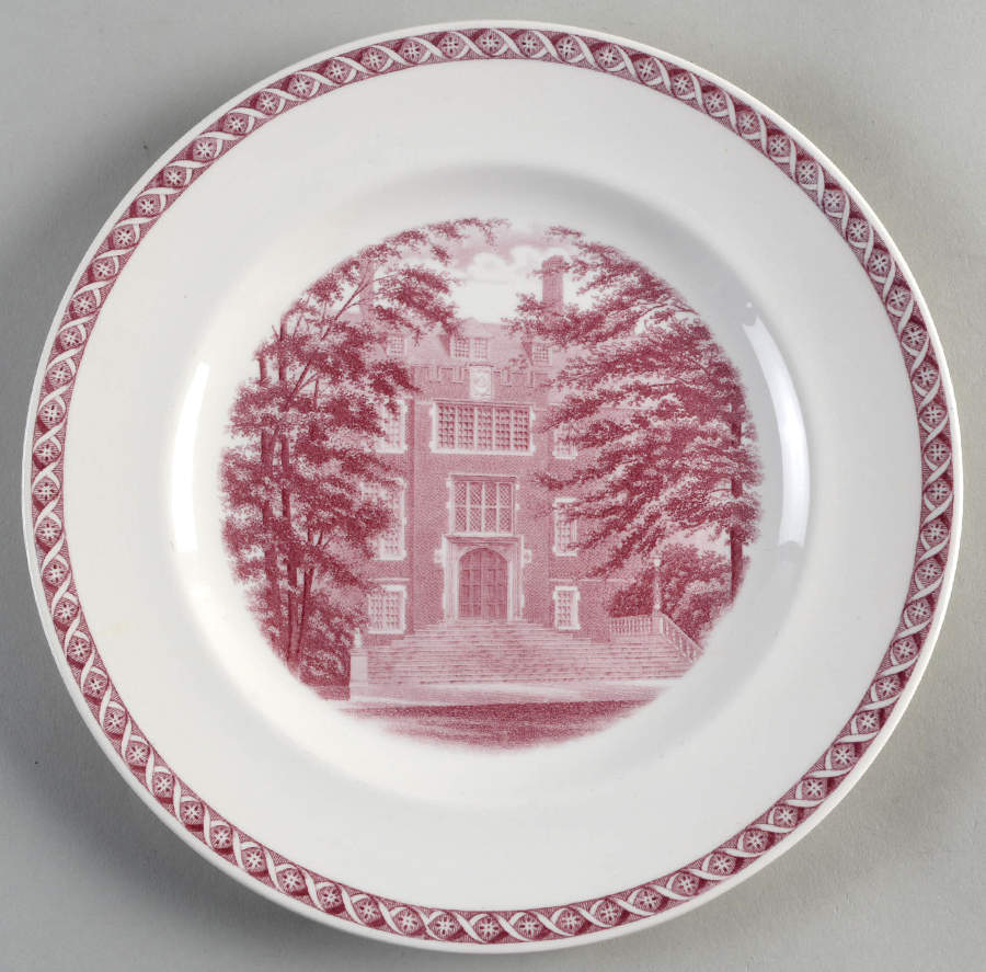 Mount Holyoke College Mulberry Salad Plate by Wedgwood-1
