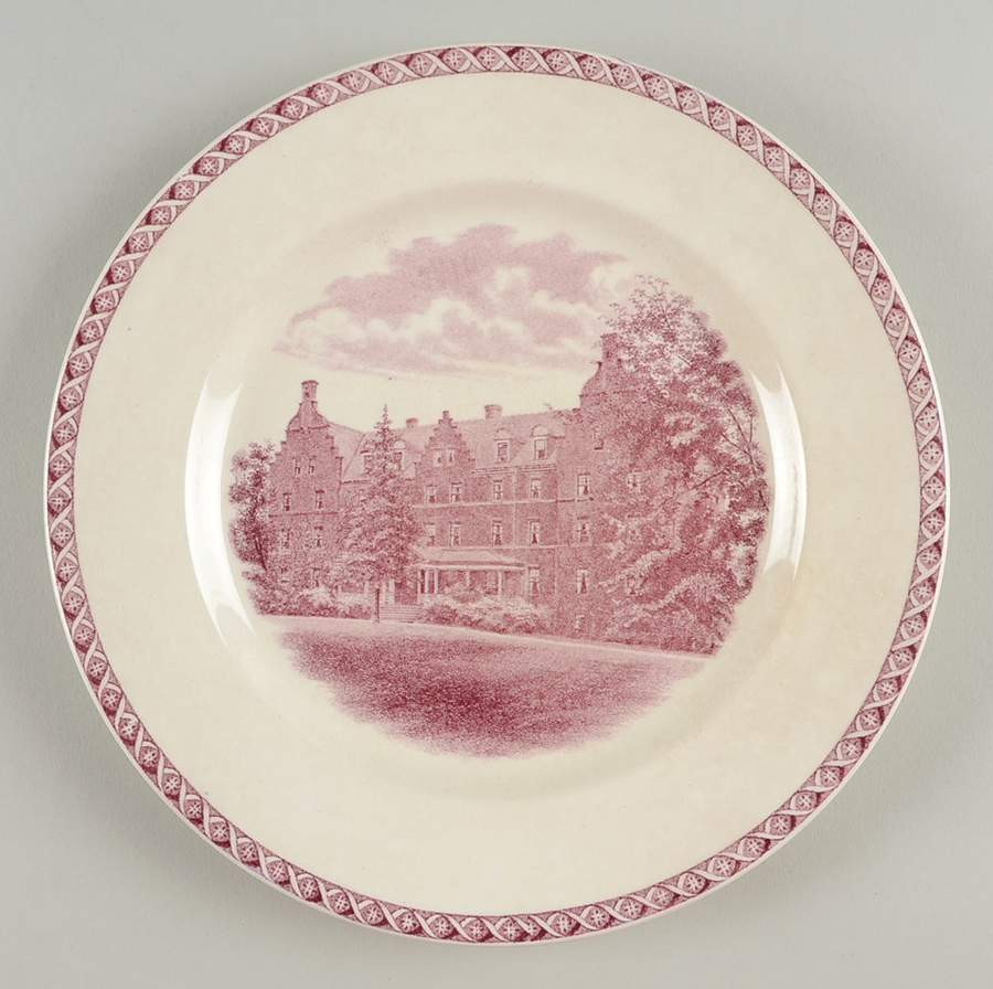 Mount Holyoke College Mulberry Salad Plate by Wedgwood-1