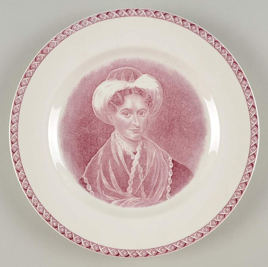 Mount Holyoke College Mulberry Salad Plate by Wedgwood-1