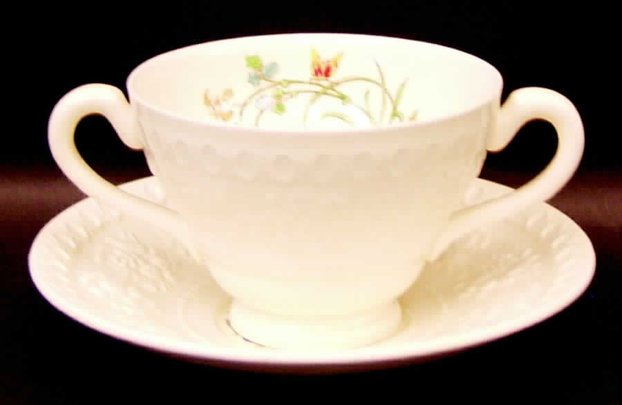 Montreal Footed Bouillon Cup & Saucer by Wedgwood-1
