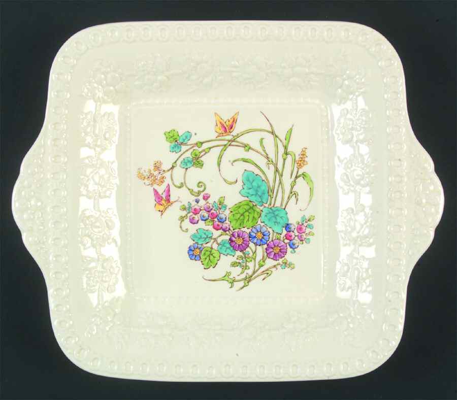 Montreal Square Handled Cake Plate by Wedgwood-1