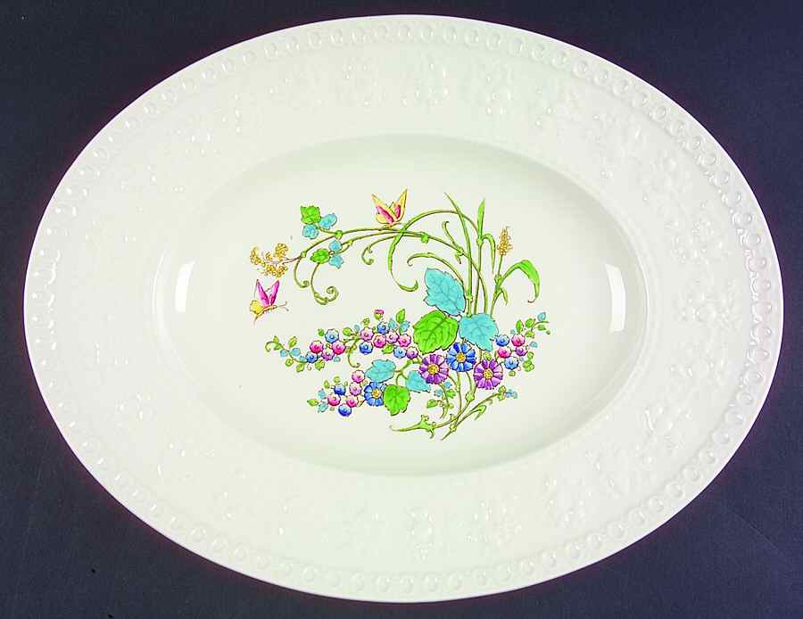 Montreal 14" Oval Serving Platter by Wedgwood-1