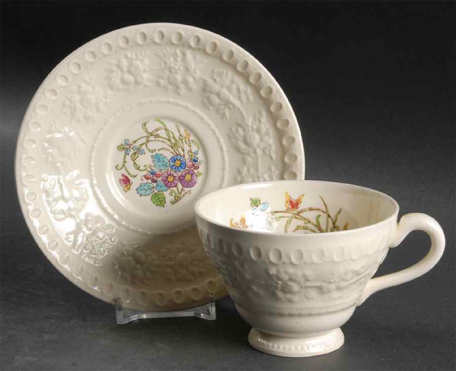 Montreal Footed Cup & Saucer Set by Wedgwood-1