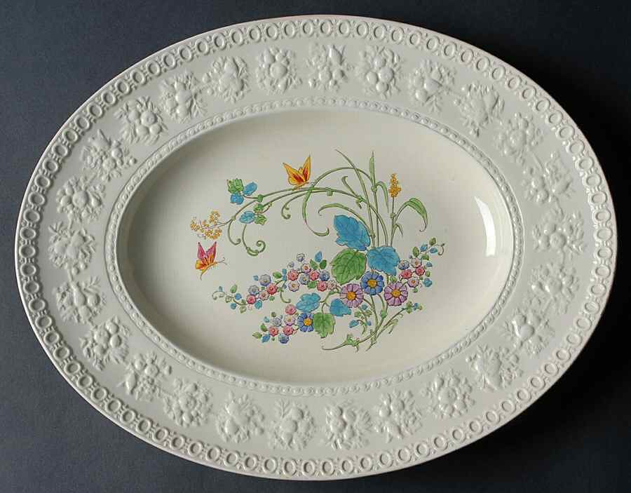 Montreal 13" Oval Serving Platter by Wedgwood-1
