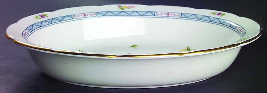 Montcalm 11" Oval Vegetable Bowl by Wedgwood-1
