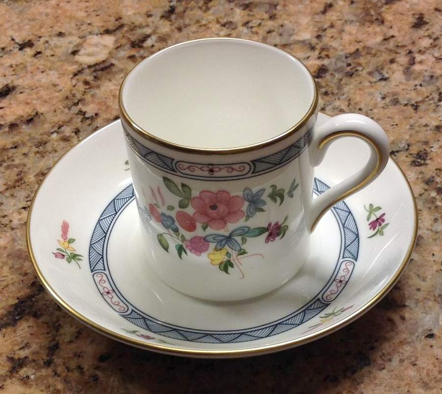 Montcalm Flat Demitasse Cup & Saucer Set by Wedgwood-1