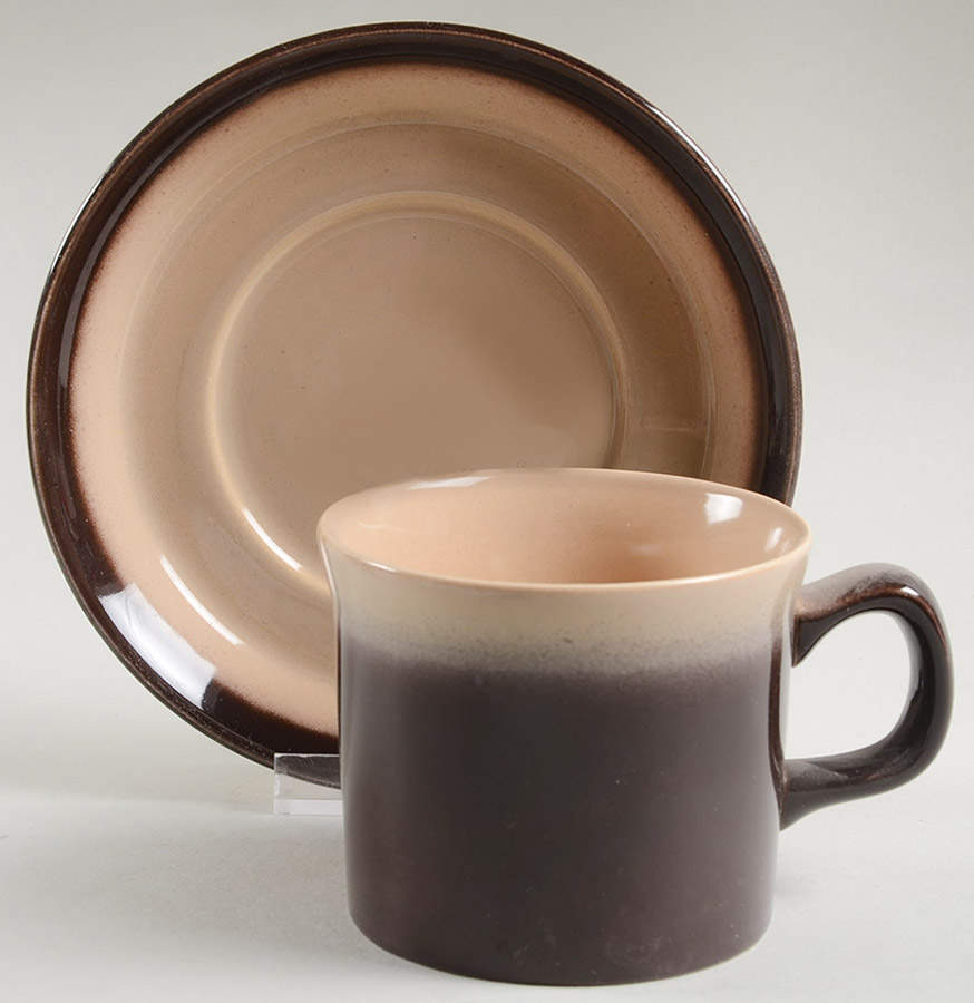 Monterey (Oven to Table) Flat Cup & Saucer Set by Wedgwood-1
